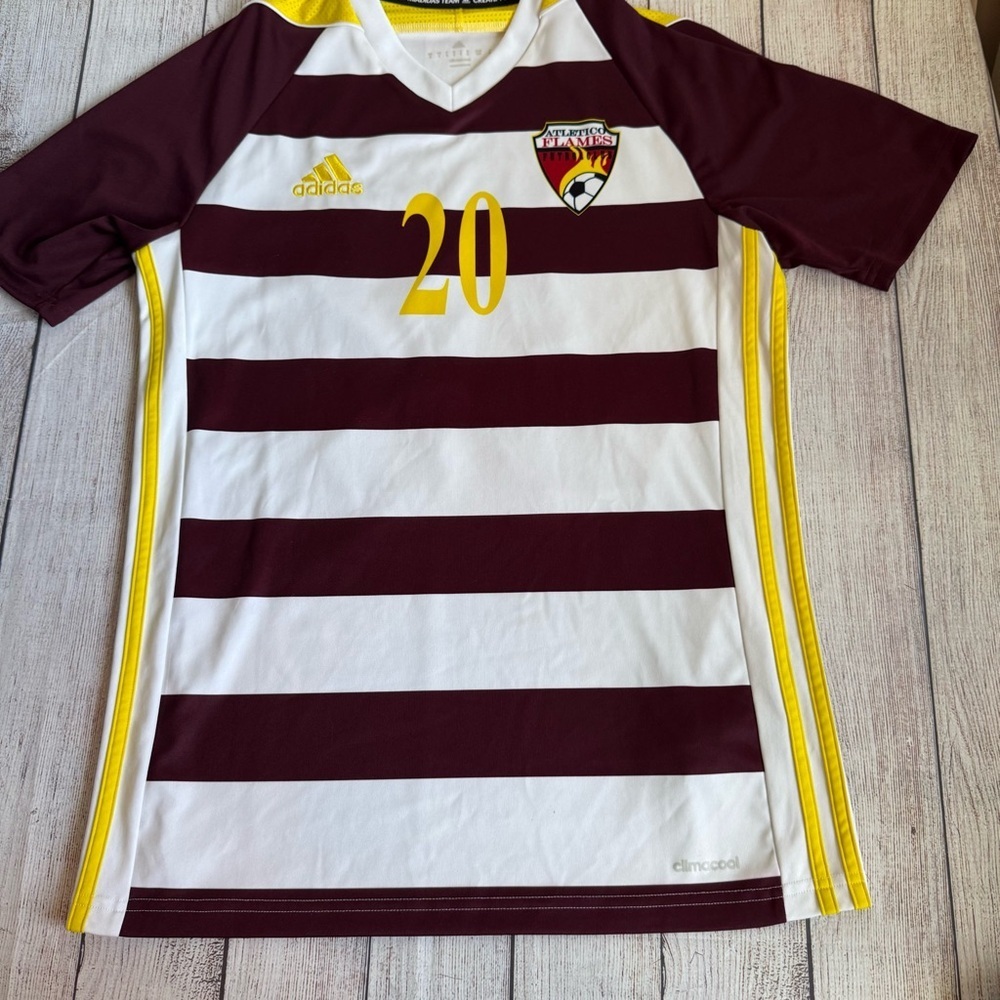 Adidas Climalite Soccer Athletico Flames Jersey Small